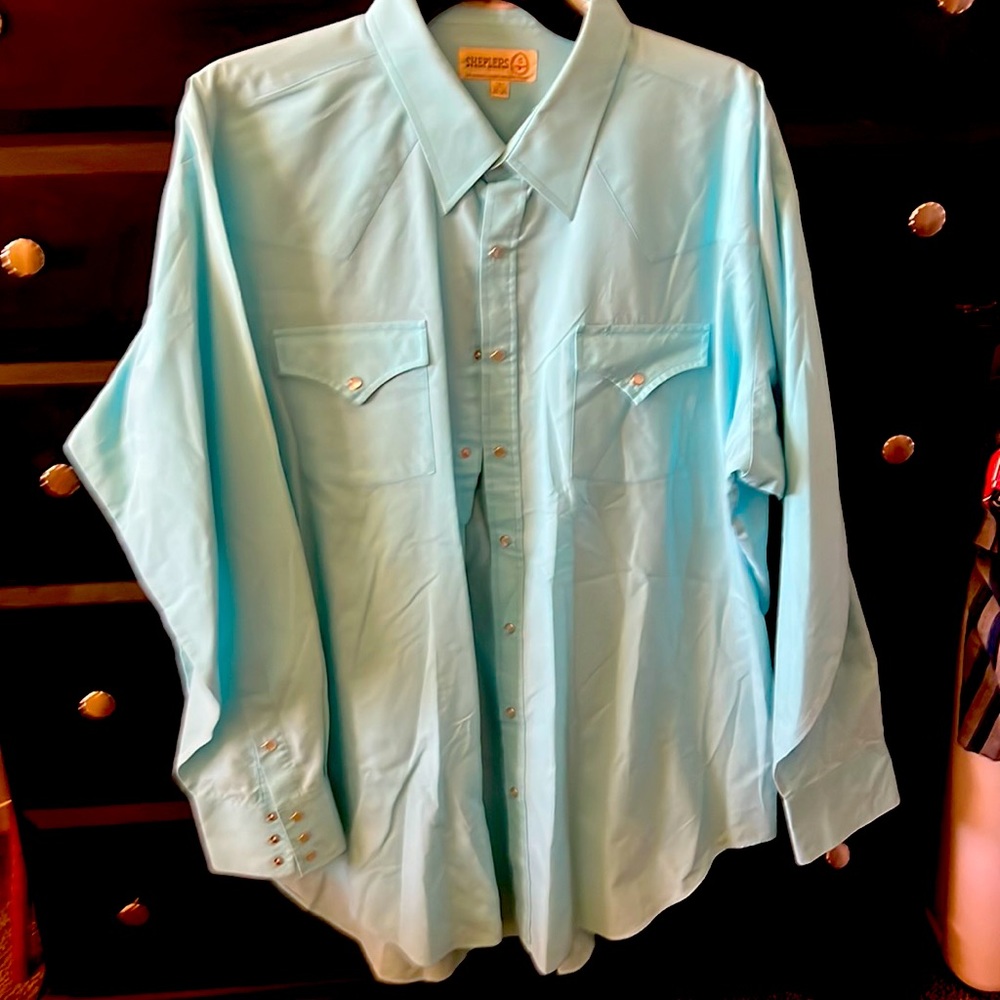 Western Pearl Snapped Big and Tall Mens Shirt